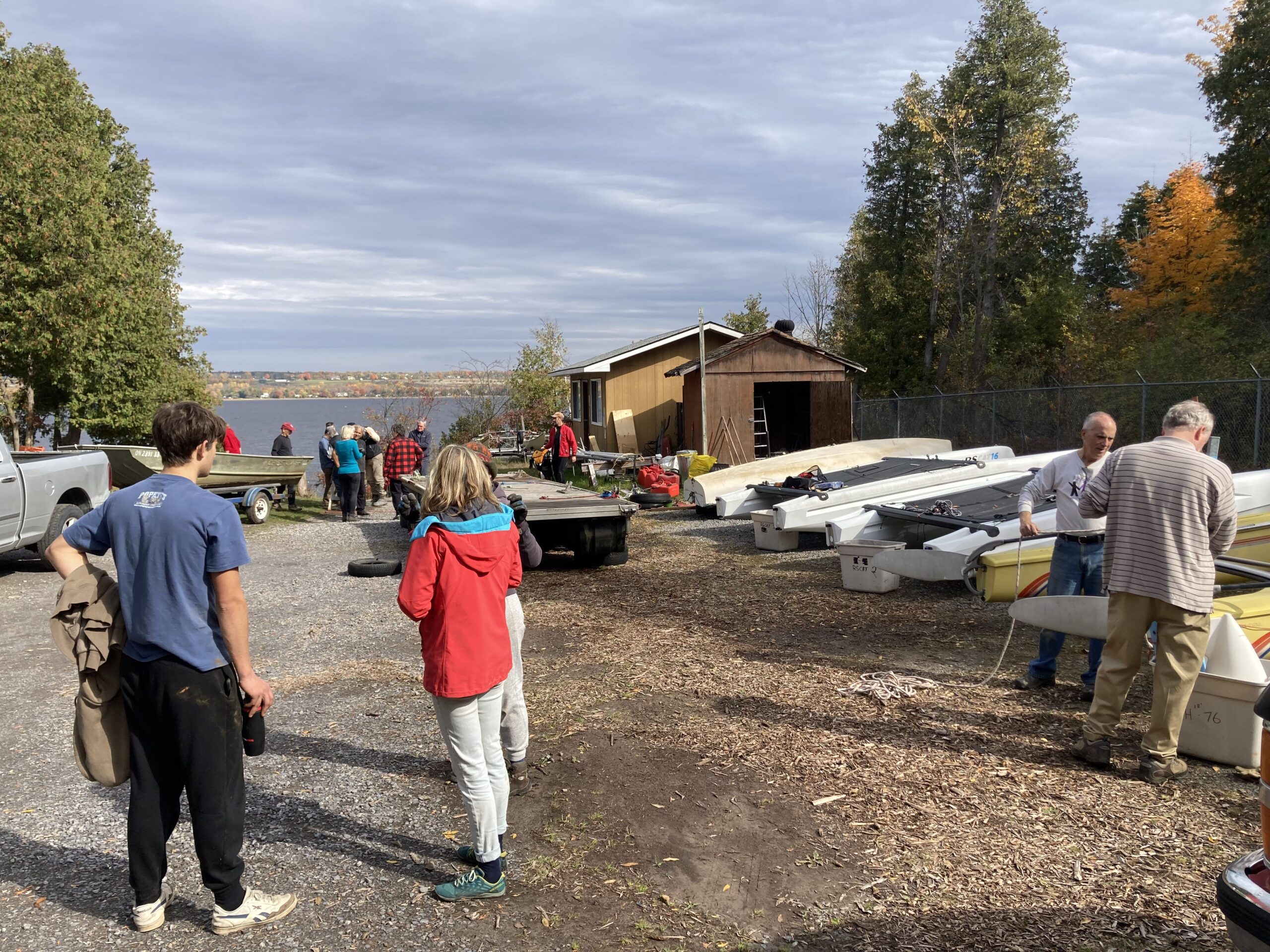 Members helping during Launch Day